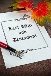 last will and testiment