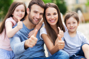 happy family protected by transamerica life insurance